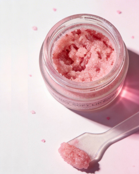 Berry Soft Lip Duo – Scrub(12 g) & (3) Balm Set | All Natural Strawberry Exfoliate + Hydrate Kit