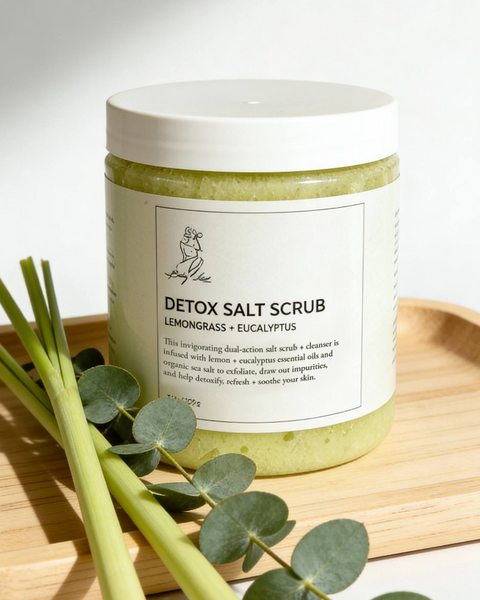 Detox Sea Salt Scrub & Papaya Mango Body Butter Gift Set