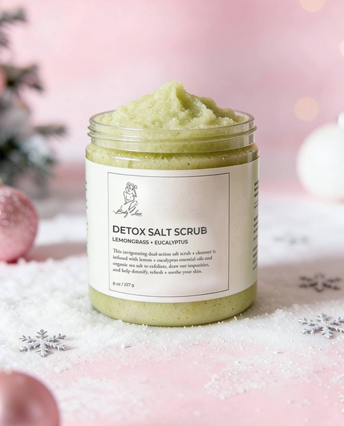 Detox Sea Salt Scrub & Papaya Mango Body Butter Gift Set