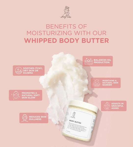 Natural Body Butter Duo – Unscented & Papaya Mango + Lemongrass Bath Bomb