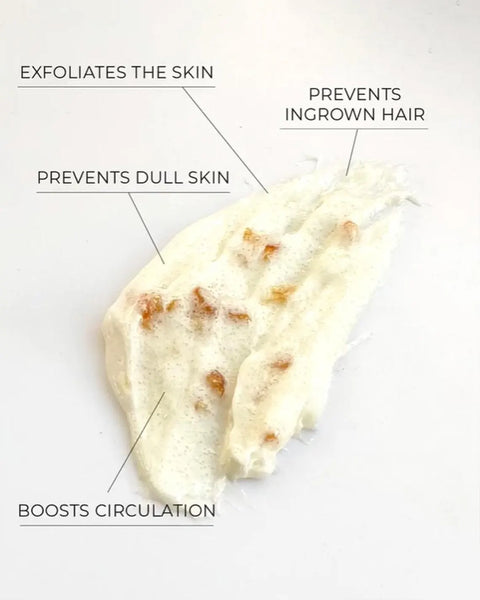 Coconut Citrus Scrub & Unscented Body Butter Set, Natural Skincare + Lemongrass bombs