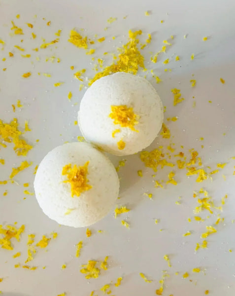 Natural Body Butter Duo – Unscented & Papaya Mango + Lemongrass Bath Bomb