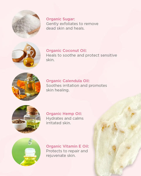 Handcrafted Whipped Coconut Citrus Sugar Scrub + Lemongrass Bath Bomb